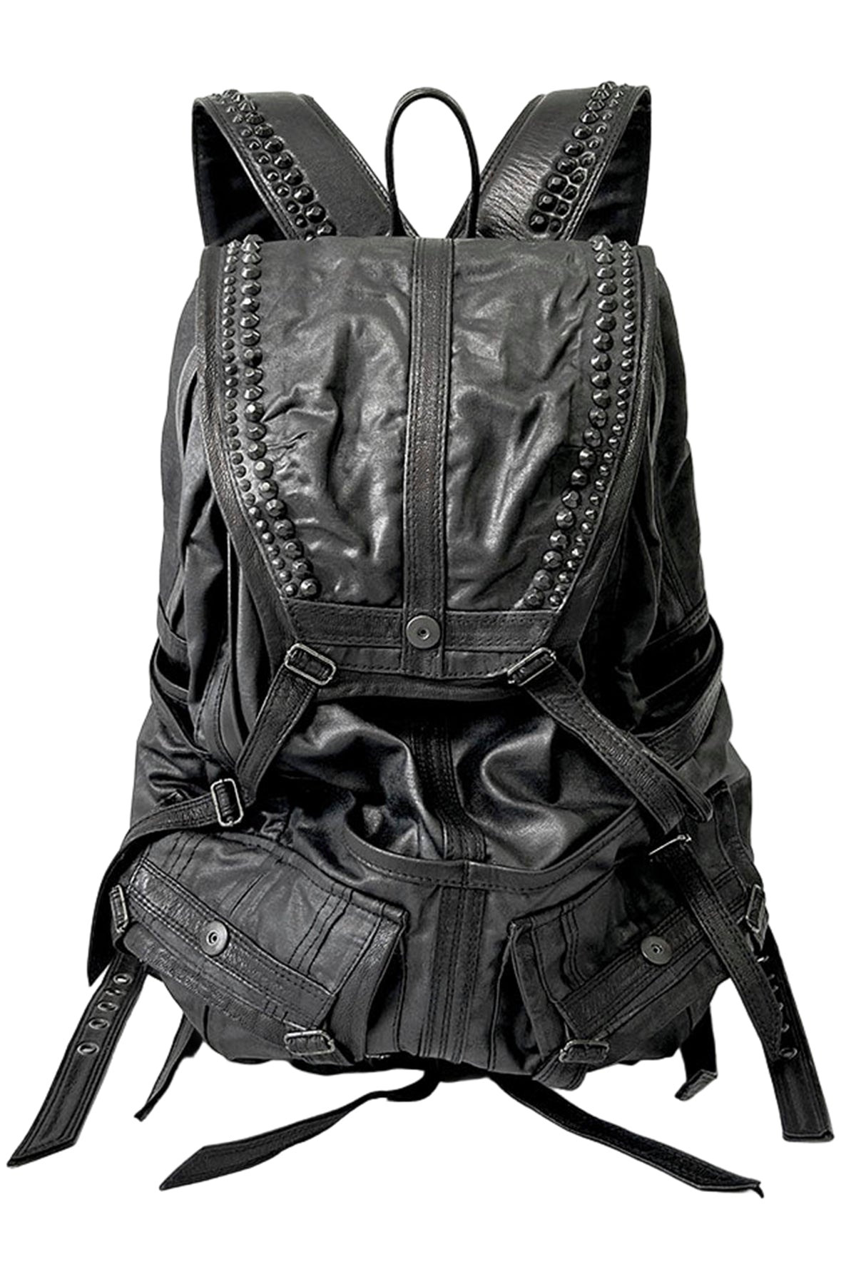 2402-BG01 Coating Canvas Backpack 02 – KMRii OFFICIAL ONLINE STORE