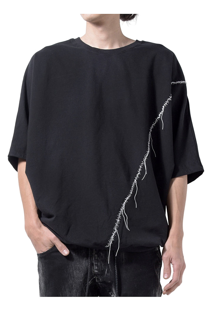 2201-TP03 Hand Stitched Dolman Pullover