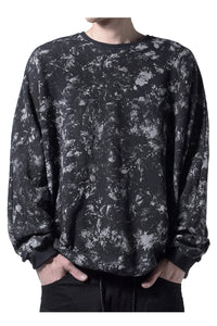 2202-TP05 Flake Discharged Dolman Top