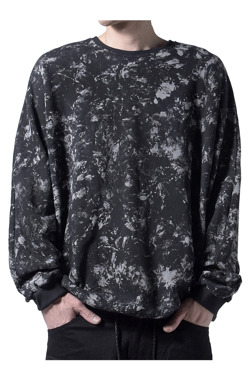 2202-TP05 Flake Discharged Dolman Top