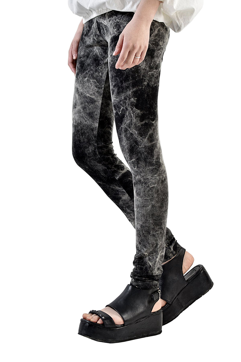 2001-PT15W Powder Storm Leggings 02 Black -Women's-