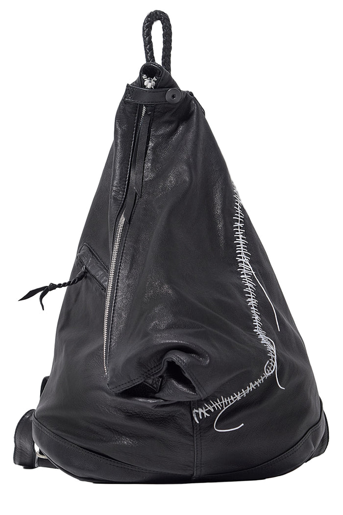 2202-BG01 Hand Stitch Triangle Backpack