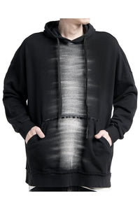 2501-TP04 Black Shadow Hooded Pullover / LS