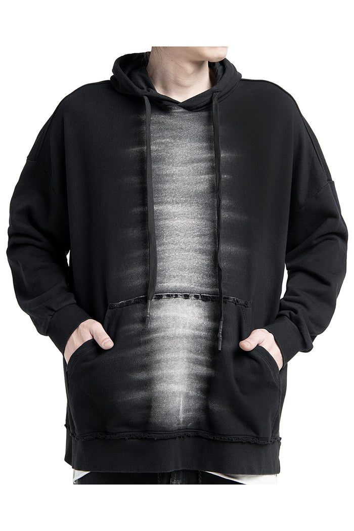 2501-TP04 Black Shadow Hooded Pullover / LS