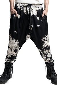 2401-PT08 Tie Dye Viscose Triangle Pants