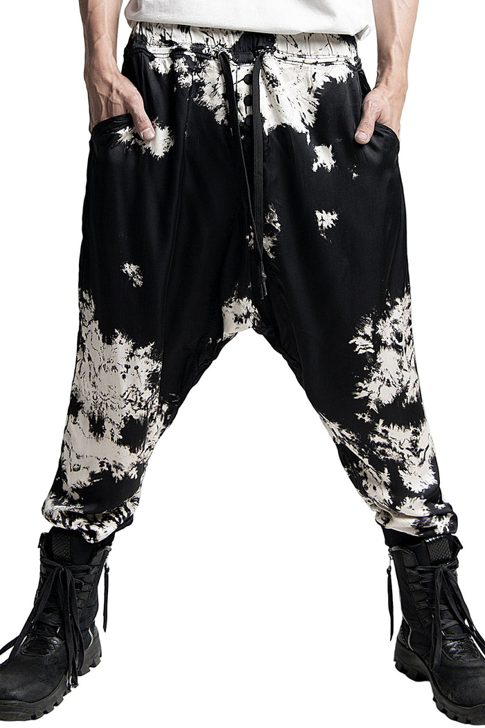 2401-PT08 Tie Dye Viscose Triangle Pants