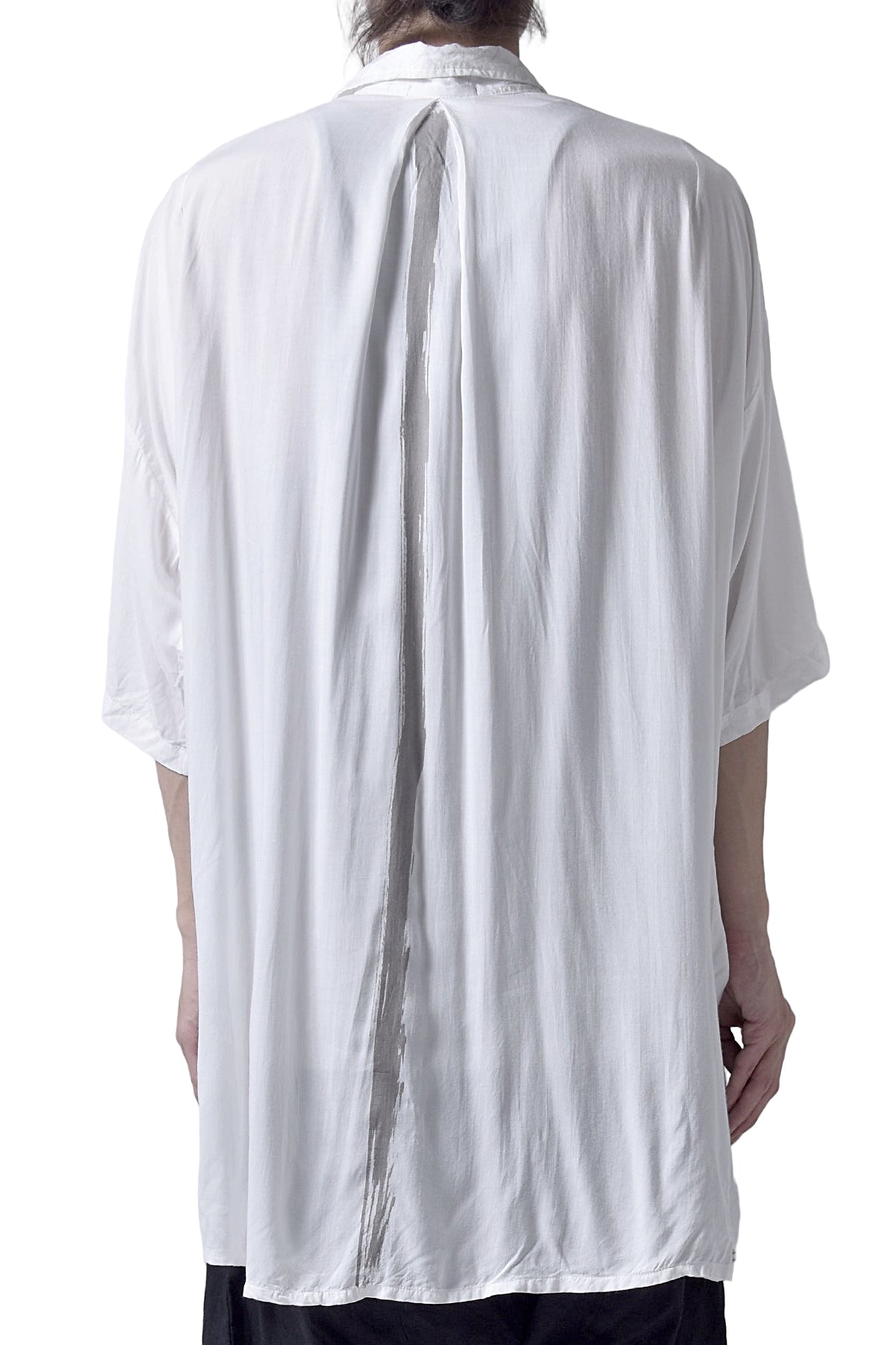 2101-SH05 Stealth Rayon Lazy Shirt_White