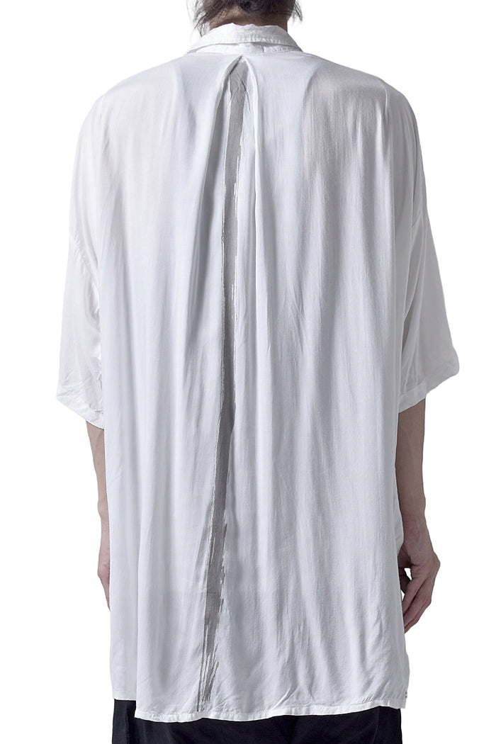 2101-SH05 Stealth Rayon Lazy Shirt_White