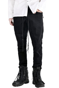 2102-PT01A Stretch Twill Pants 03 Black