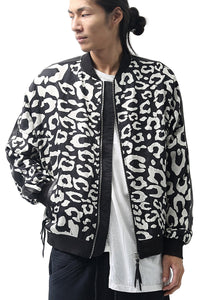 1902-JK05 Leather Combi Dolman JKT / LP Black