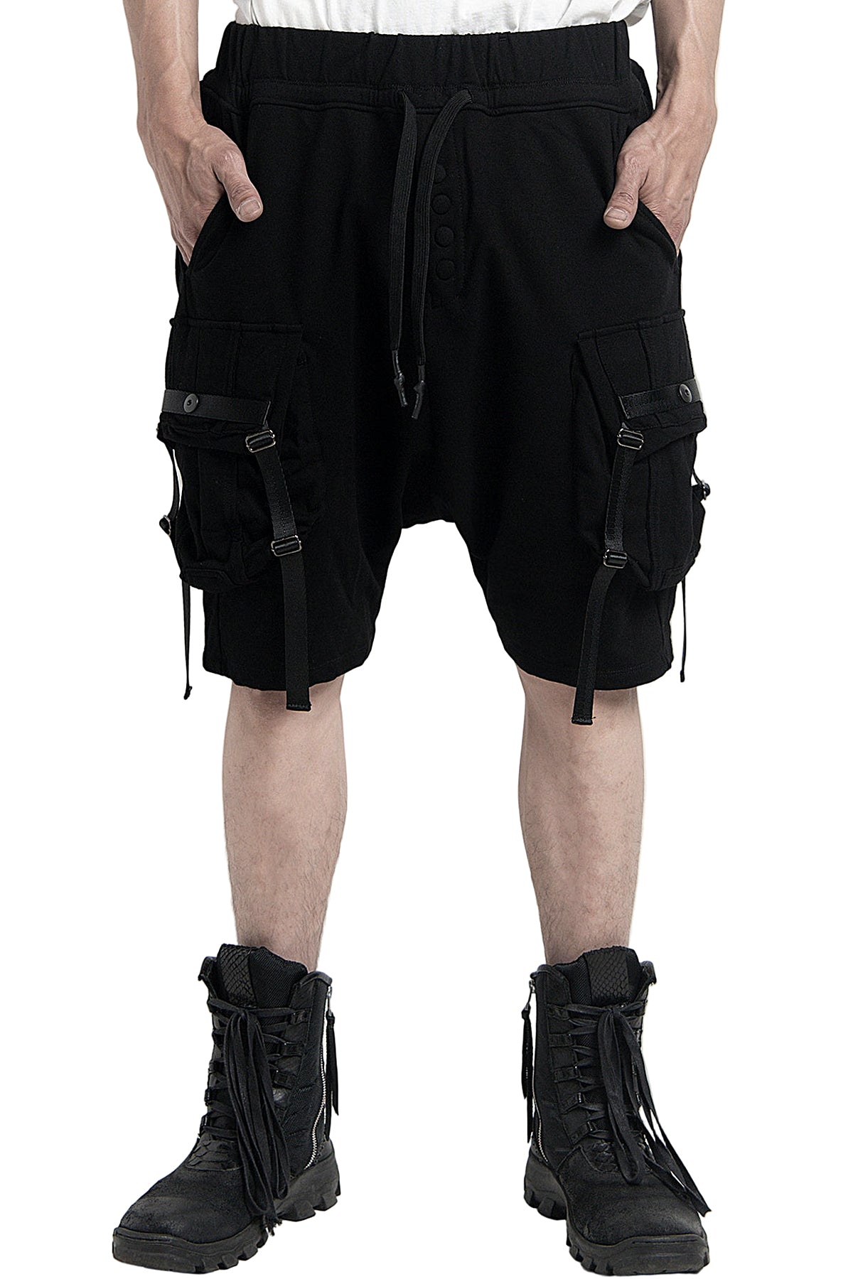 2401-PT06 Black Raven Shorts 05 Black