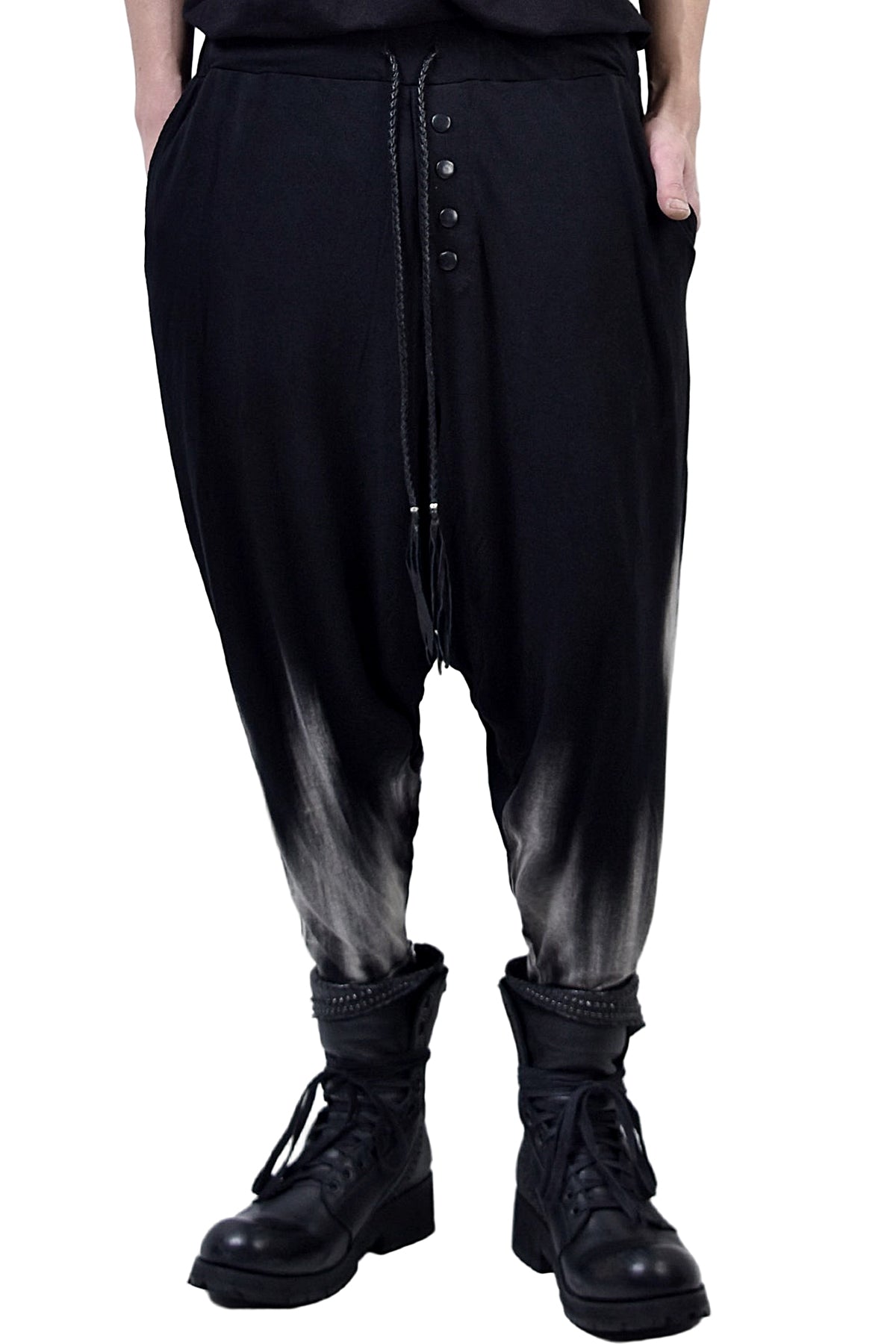 2101-PT04B Discharged Viscose Triangle Pants 02