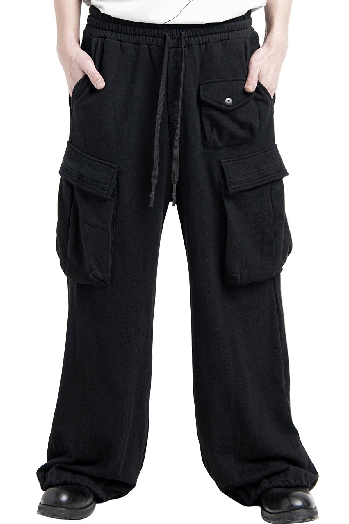 2501-PT07 Sweat Wide Cargo Pants