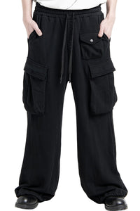 2501-PT07 Sweat Wide Cargo Pants