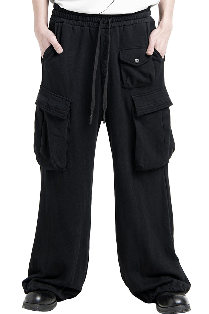 2501-PT07 Sweat Wide Cargo Pants
