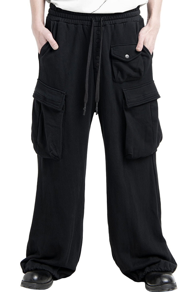 2501-PT07 Sweat Wide Cargo Pants