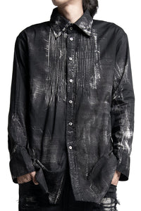2402-SH07 Discharged Layered Shirt