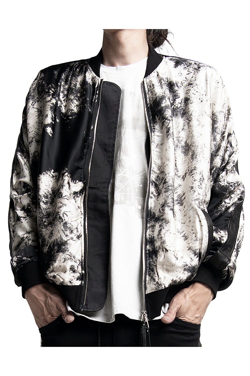 2401-JK06 Viscose Tie Dye Dolman JKT