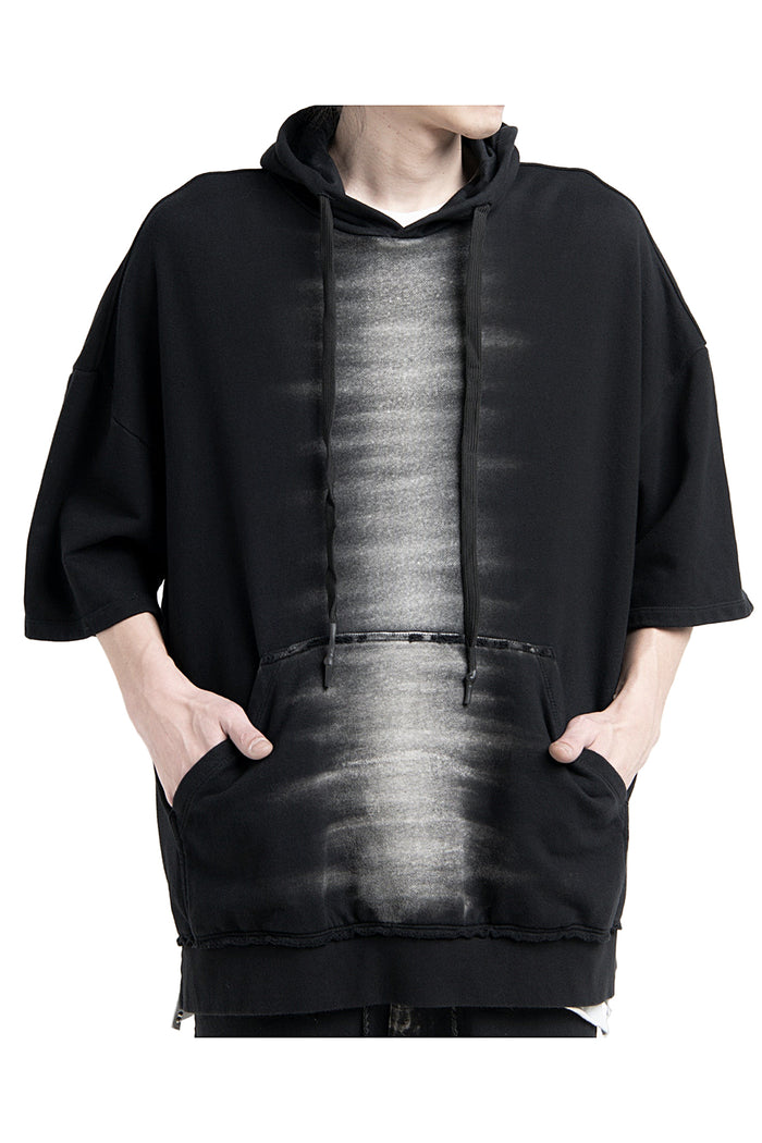 2501-TP03 Black Shadow Hooded Pullover / SS