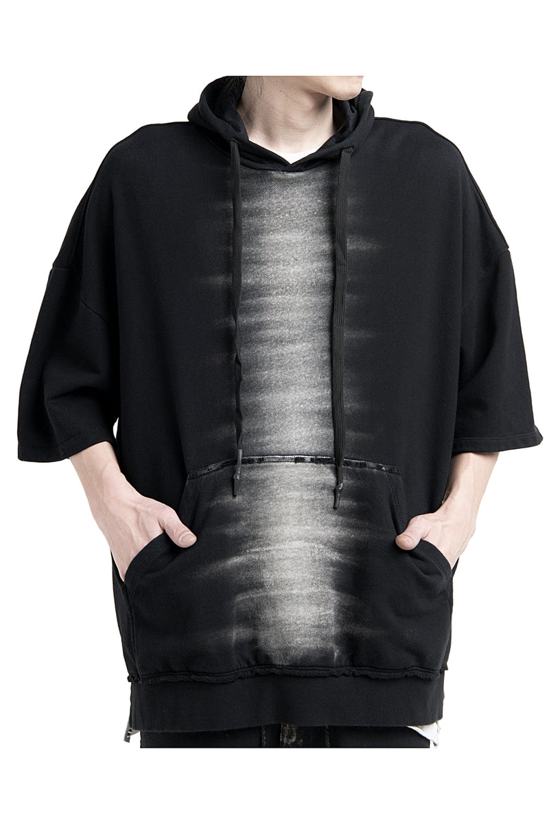 2501-TP03 Black Shadow Hooded Pullover / SS