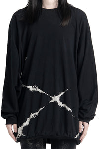 2402-CT01 Cross Dolman Cut / LS -Women's-