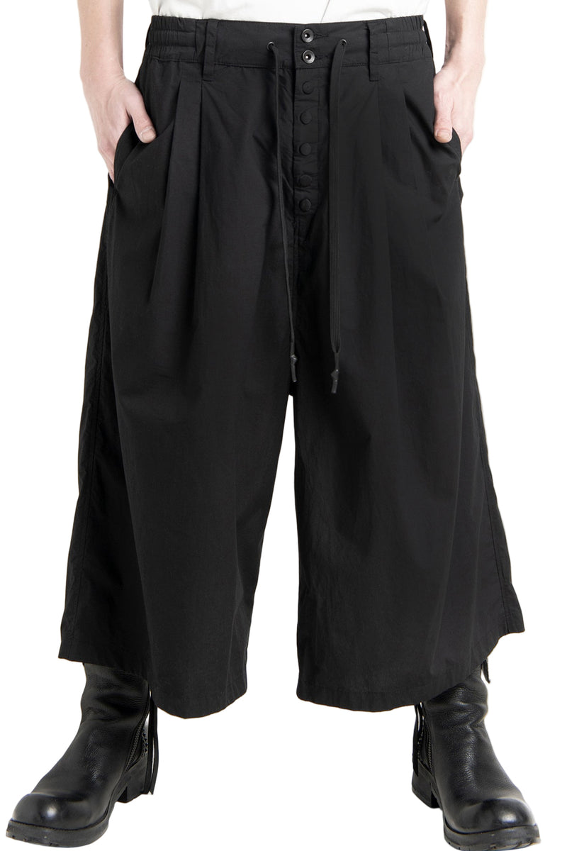 2501-PT02 Cotton Wide Tuck Pants