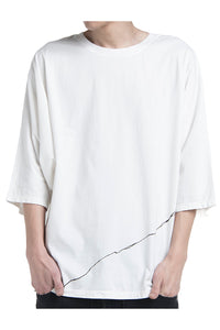 2501-CT04 Crack Dolman Cut White