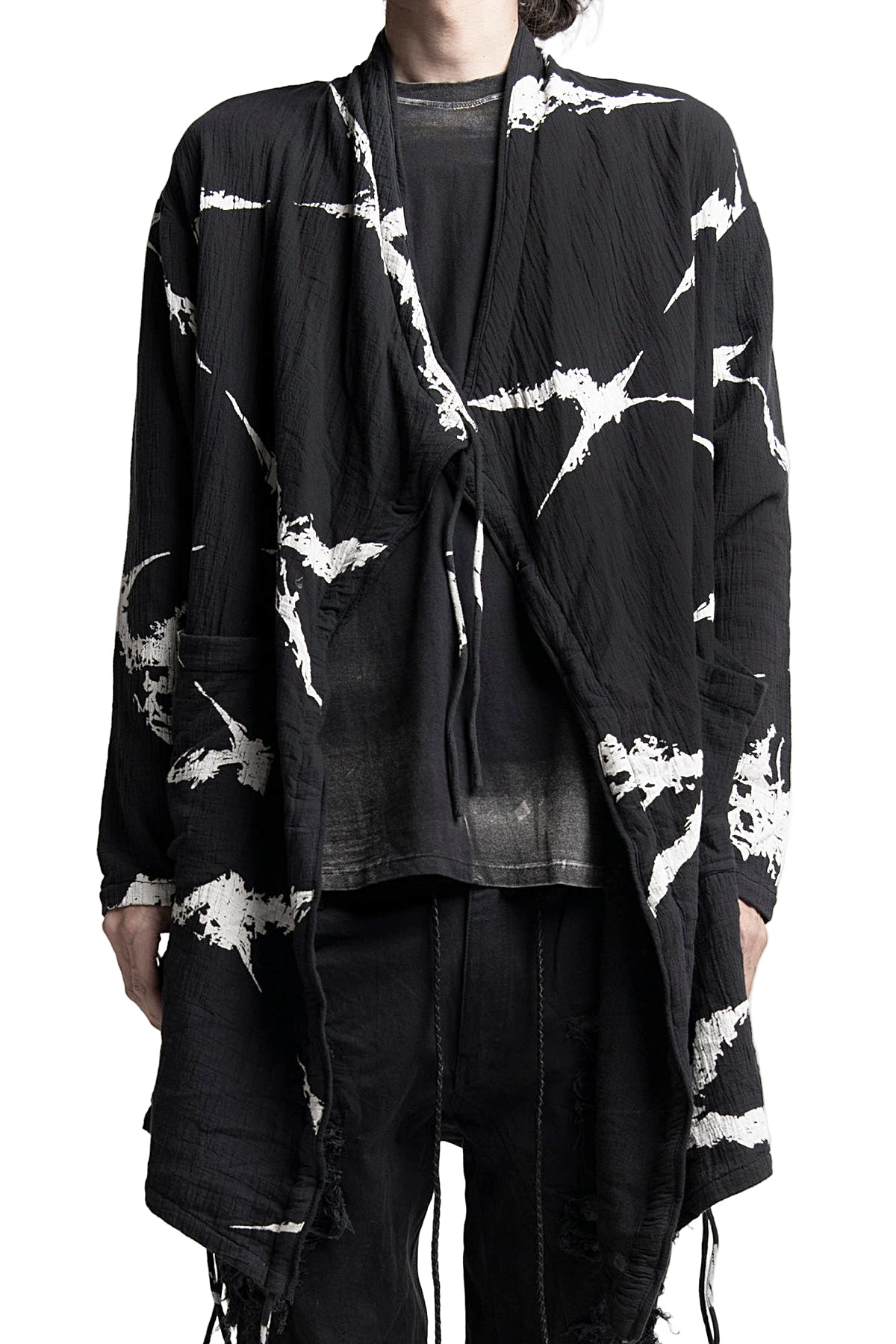 2402-TP10 Cross Gauze Cardigan