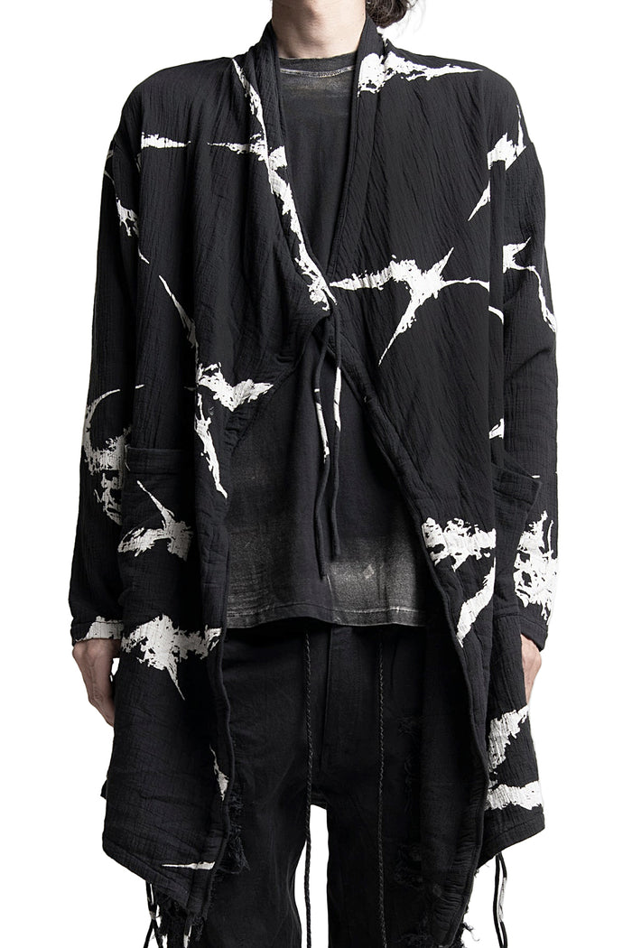 2402-TP10 Cross Gauze Cardigan