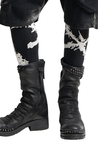2402-PT12 Discharged Cross Leggings -Men's-