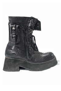 2501-BO06 Chrome Platform Boots/ SPC