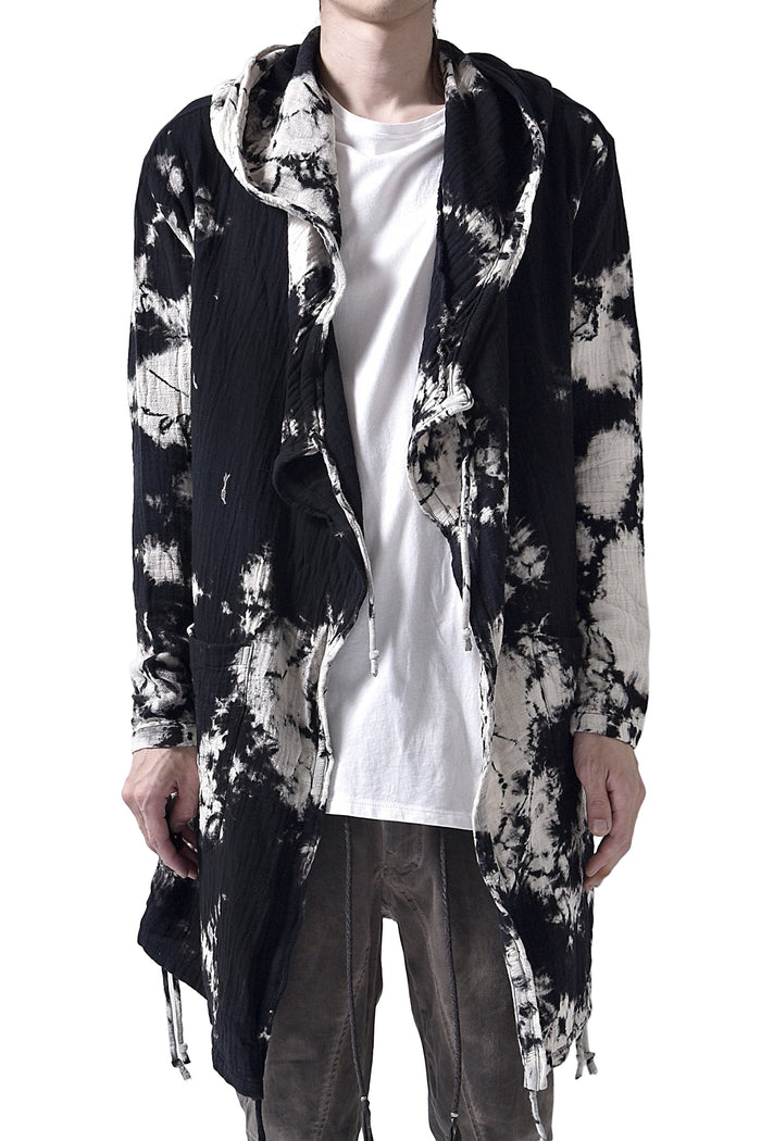 2102-TP04B Hooded Tie Dye Gauze CD / LS