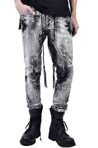 2101-PT01B Discharged Stretch Twill Pants 01