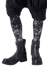 2202-PT07 Flake Discharged Leggings -Men's-