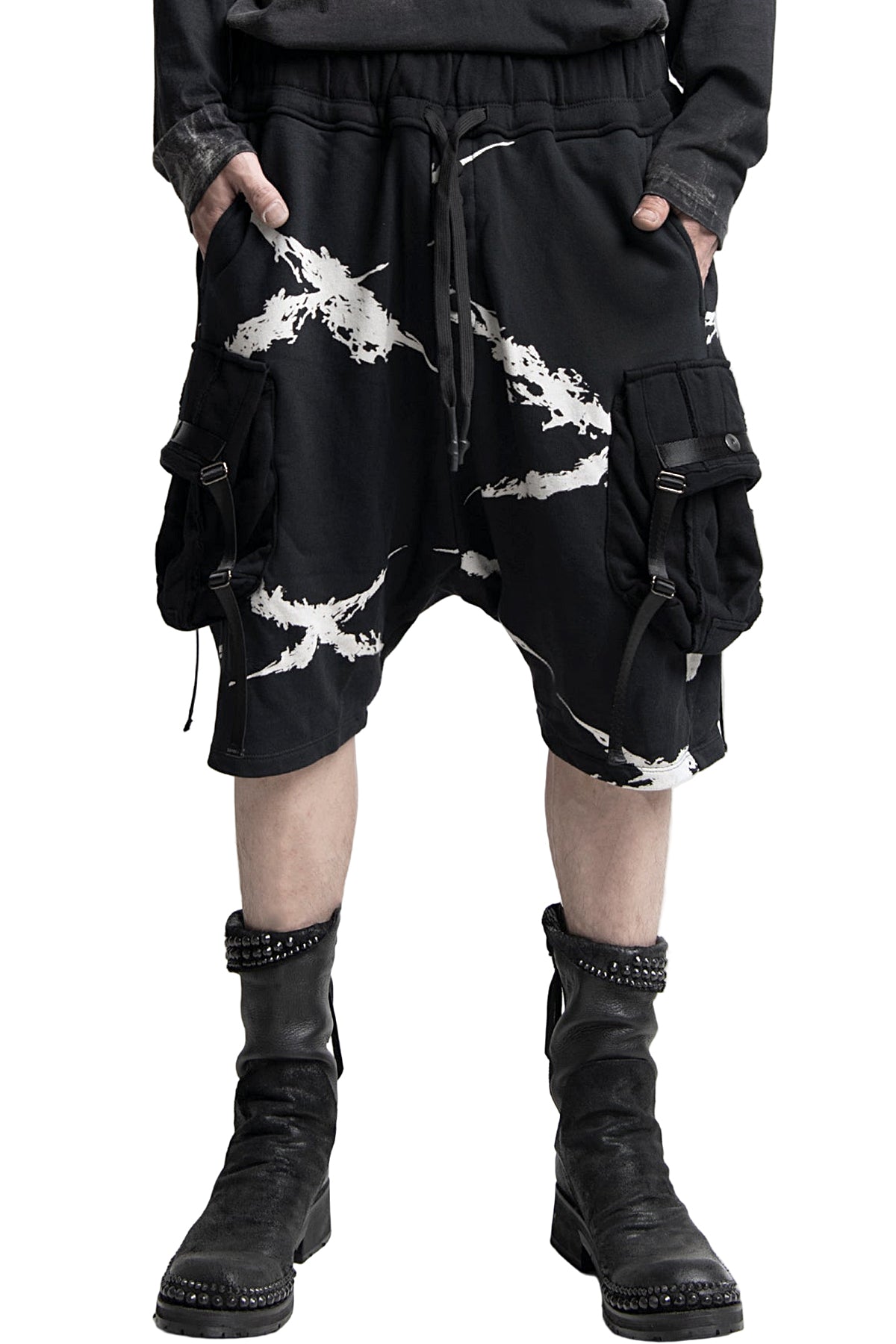 2402-PT08 Sweat Cotton Cross Shorts