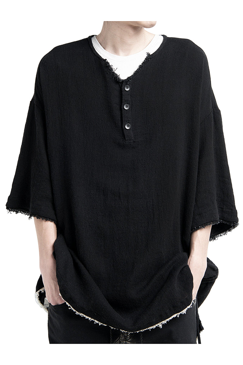 2501-TP06 Side Shirring Henry Top 03