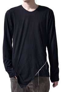 2102-CT02/LS Slash Cut 04 / LS Black