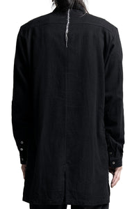 2402-SH06 Hand Stitch Flannel Long Shirt