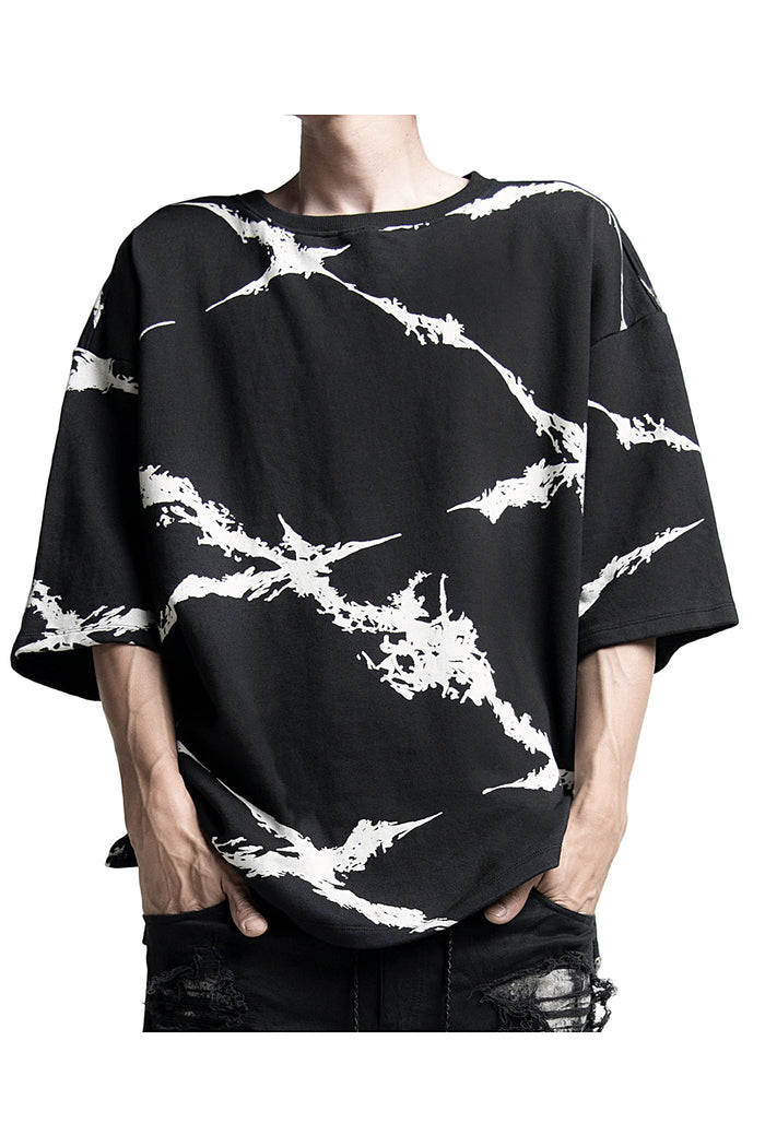 2402-TP12 Half Sleeve Cross Top