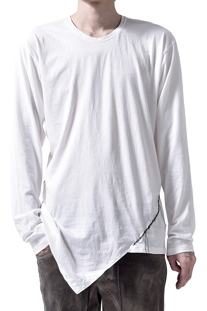 2102-CT02/LS Slash Cut 04 / LS White