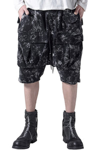 2202-PT06B Flake Discharged Cargo Shorts