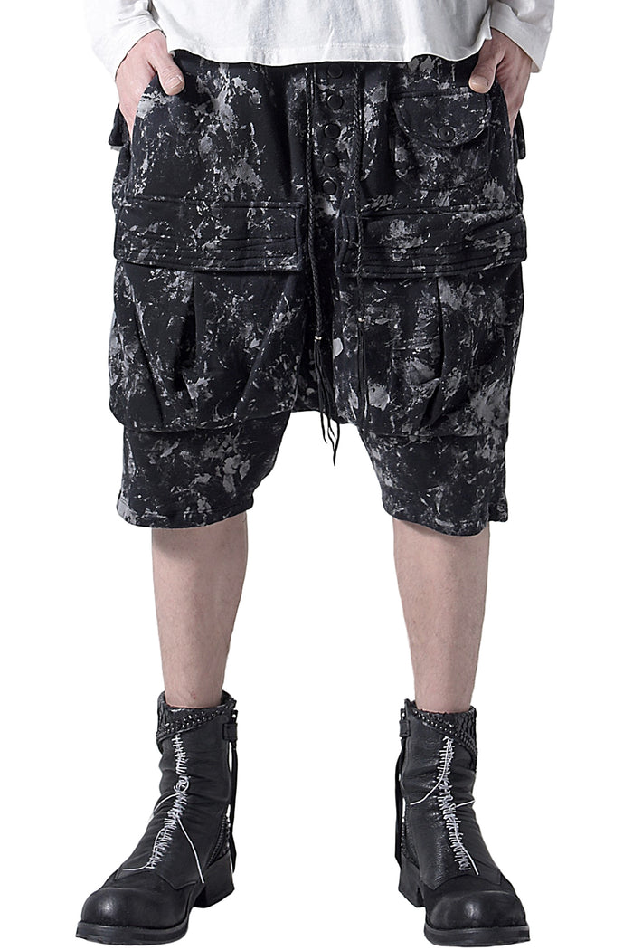2202-PT06B Flake Discharged Cargo Shorts