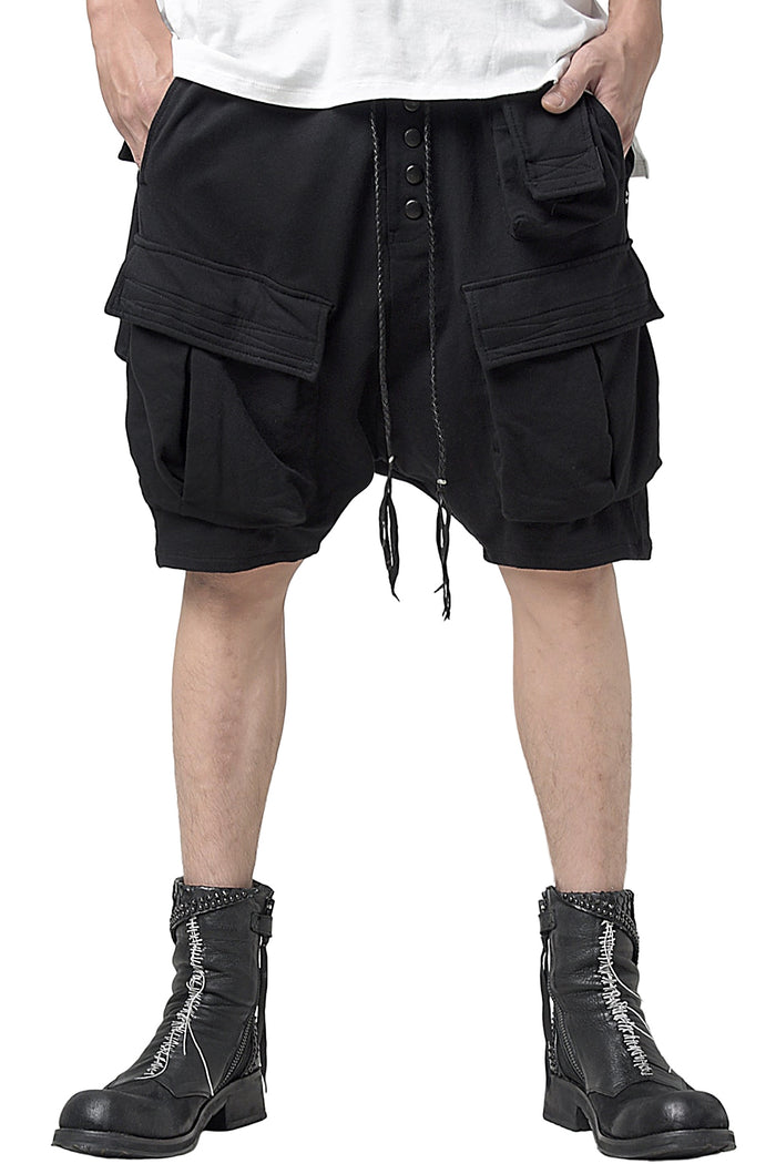 2301-PT07 Stretch Sweat Cargo Shorts