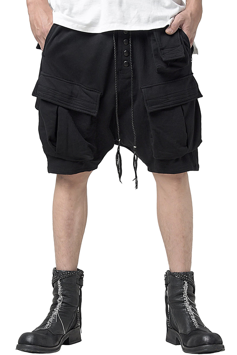 2301-PT07 Stretch Sweat Cargo Shorts