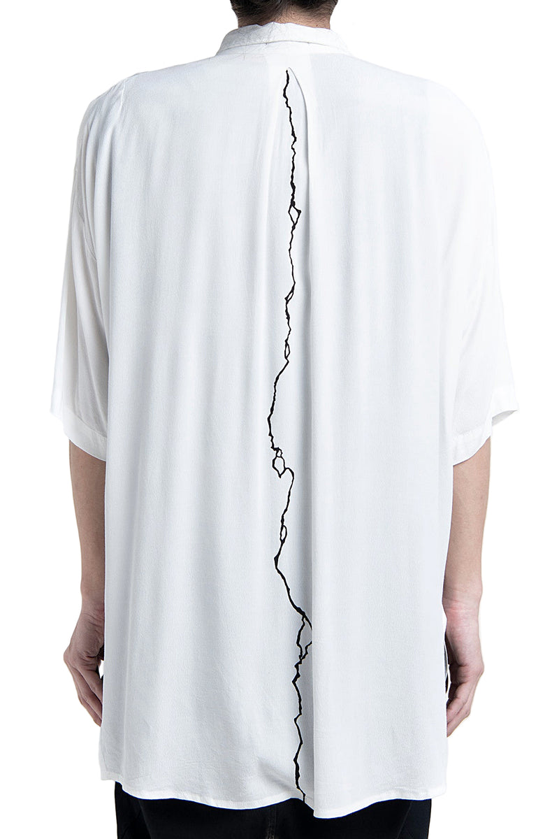 2501-SH02 Crepe Rayon Lazy Shirt 05 White