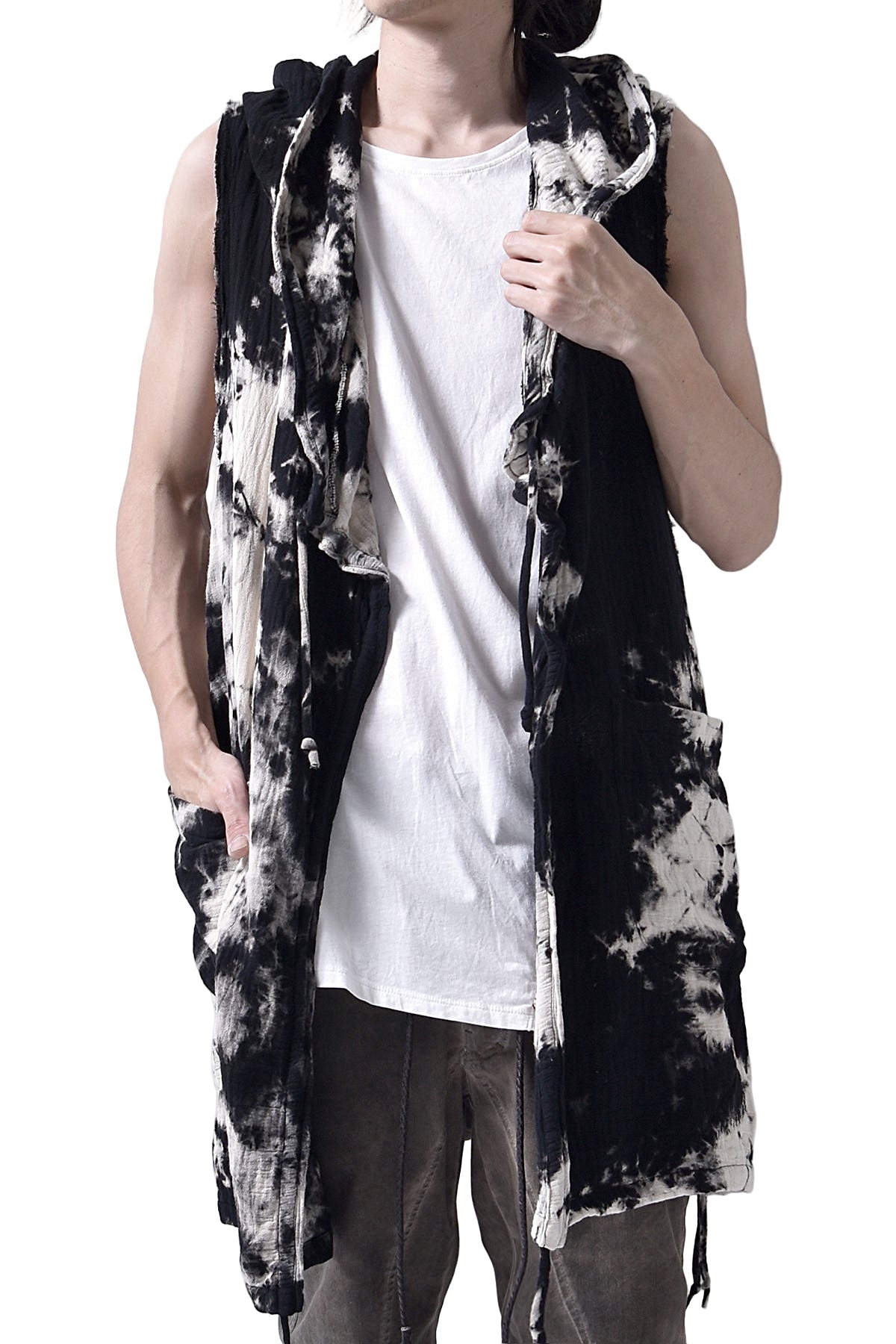 2102-TP05B Hooded Tie Dye Gauze CD / NS