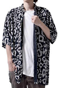 2101-SH07 Leopard Lazy Shirt