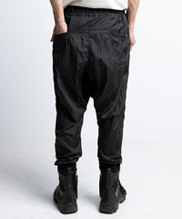 2401-PT10 Parachute Triangle Pants Black