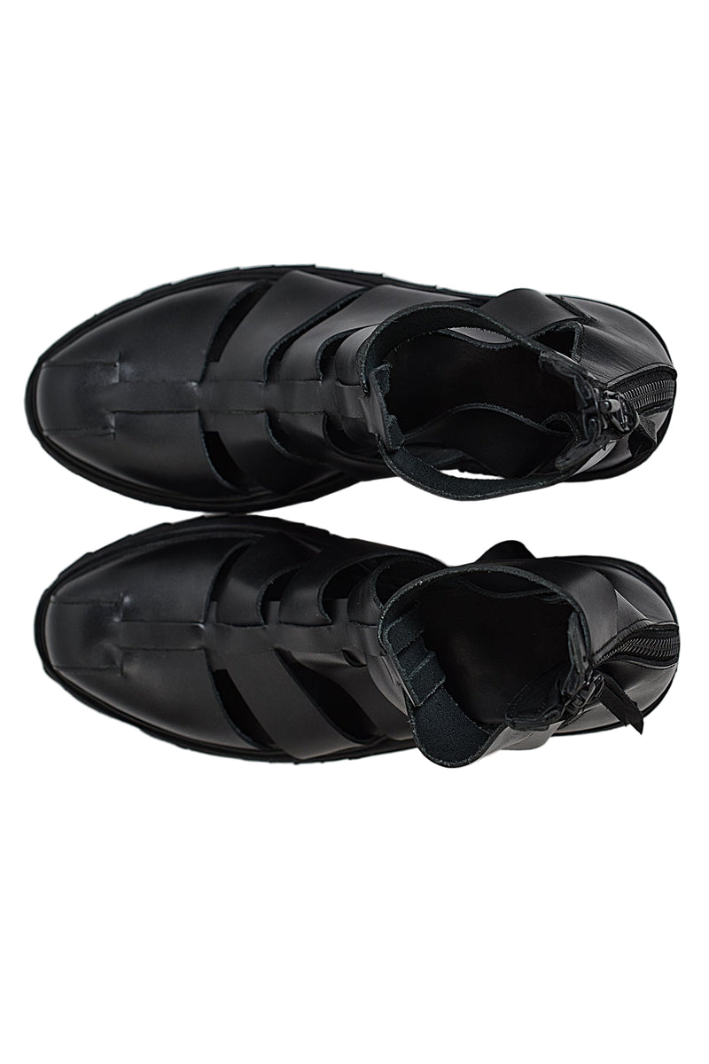 1801-BO02 Black Metal Sandal 08