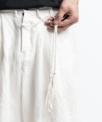 2401-PT03 Linen Layered Pants 05 White